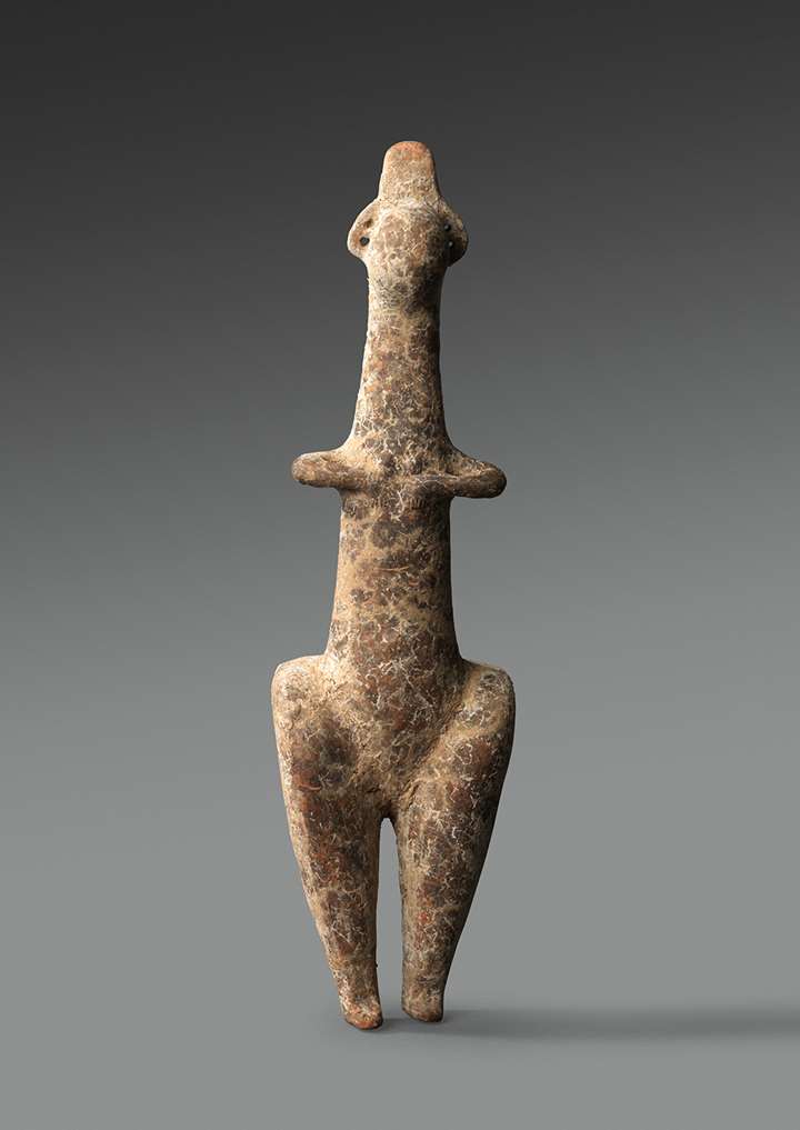 Amlash terracotta steatopygous female figure